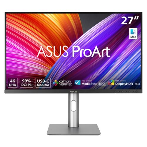 ASUS ProArt PA279CRV 27p 4K UHD Monitor 16:9 IPS 3840×2160 ergonomic DisplayHDR 400 96W Speaker USB-C USB-Hub DP HDMI