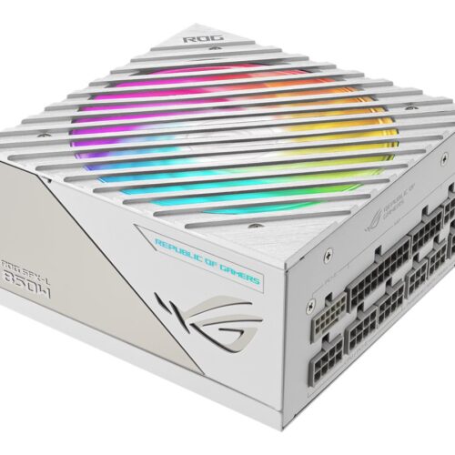 ASUS ROG Loki SFX-L 850W Platinum White Edition Fully Modular Power Supply 120mm PWM ARGB Fan Aura Sync