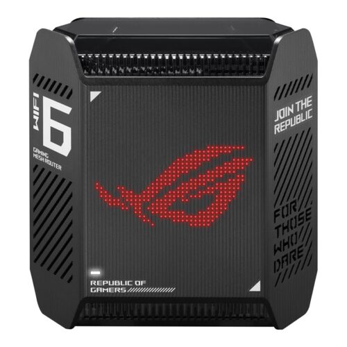 ASUS ROG Rapture GT6 Black 2PK AX10000 Whole-Home Tri-band Mesh WiFi 6 Router 802.11 a/b/g/n/ac/ax