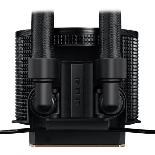 ASUS ROG RYUO III 240 ARGB all-in-one CPU liquid cooler with Asetek 8th gen pump solution and Anime Matrix LED Display