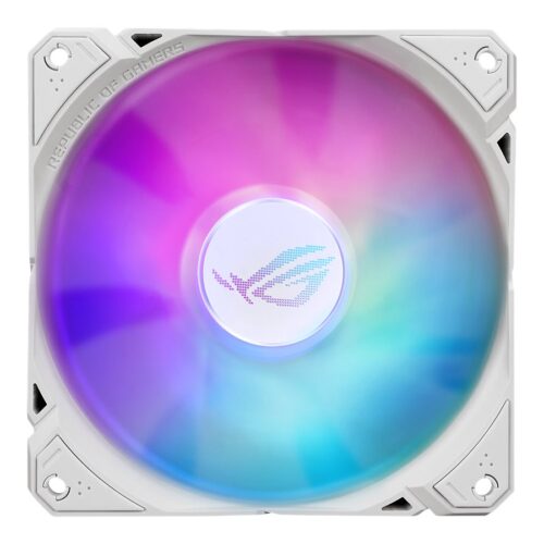 ASUS ROG RYUO III 240 ARGB white edition all-in-one CPU liquid cooler with Asetek 8th gen pump solution and Anime Matrix LED Display