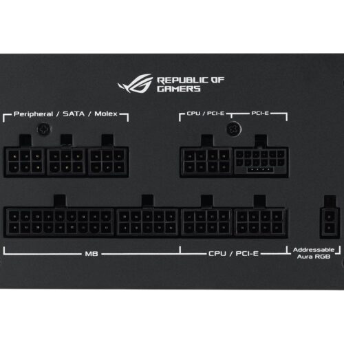 ASUS ROG Strix 850W Gold Aura Edition Fully Modular Power Supply 80+ Gold Certified ATX 3.0 Compatible PCIe Gen 5.0