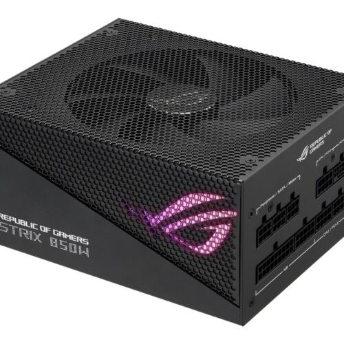 ASUS ROG Strix 850W Gold Aura Edition Fully Modular Power Supply 80+ Gold Certified ATX 3.0 Compatible PCIe Gen 5.0