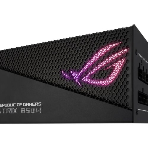 ASUS ROG Strix 850W Gold Aura Edition Fully Modular Power Supply 80+ Gold Certified ATX 3.0 Compatible PCIe Gen 5.0