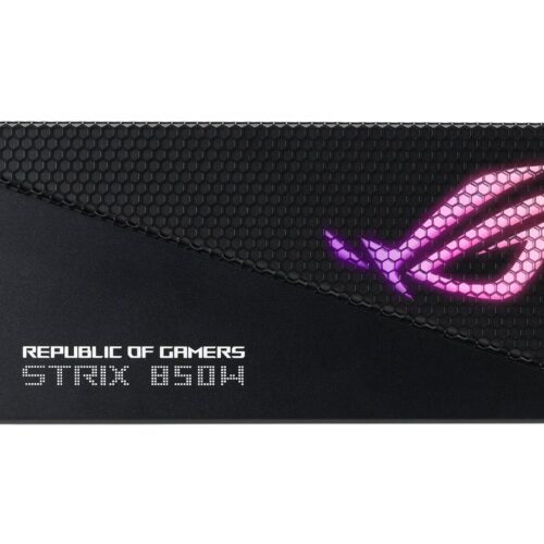 ASUS ROG Strix 850W Gold Aura Edition Fully Modular Power Supply 80+ Gold Certified ATX 3.0 Compatible PCIe Gen 5.0