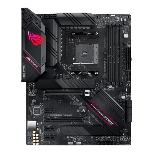 ASUS ROG STRIX B550-F GAMING ATX MB PCIe 4.0-ready dual M.2 USB3.2 Gen 2 Type-C plus HDMI2.1 and DisplayPort1.2 output support