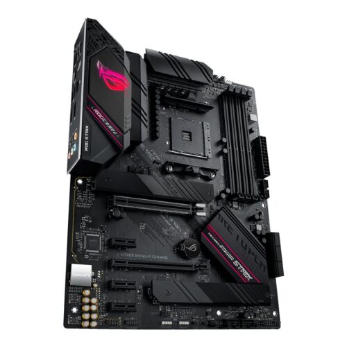 ASUS ROG STRIX B550-F GAMING ATX MB PCIe 4.0-ready dual M.2 USB3.2 Gen 2 Type-C plus HDMI2.1 and DisplayPort1.2 output support