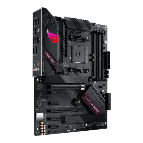 ASUS ROG STRIX B550-F GAMING ATX MB PCIe 4.0-ready dual M.2 USB3.2 Gen 2 Type-C plus HDMI2.1 and DisplayPort1.2 output support