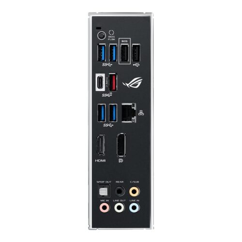 ASUS ROG STRIX B550-F GAMING ATX MB PCIe 4.0-ready dual M.2 USB3.2 Gen 2 Type-C plus HDMI2.1 and DisplayPort1.2 output support