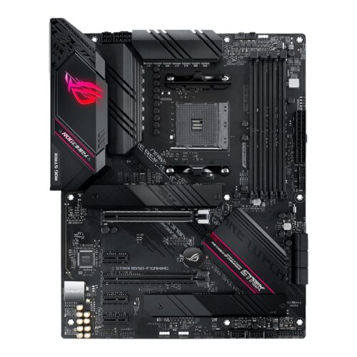 ASUS ROG STRIX B550-F GAMING ATX MB PCIe 4.0-ready dual M.2 USB3.2 Gen 2 Type-C plus HDMI2.1 and DisplayPort1.2 output support