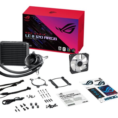 ASUS ROG Strix LC II 120 ARGB all-in-one liquid CPU cooler with Aura Sync
