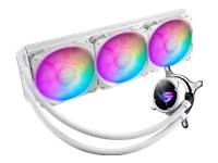 ASUS ROG Strix LC II 360 ARGB White Edition all-in-one liquid CPU cooler with Aura Sync