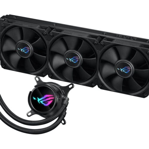 ASUS ROG Strix LC III 360 all-in-one CPU liquid cooler with 360 rotatable water block 7th gen V2 Asetek pump Premium ROG fans