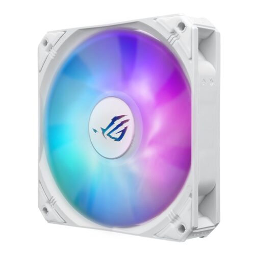 ASUS ROG Strix LC III ARGB LCD WHT all-in-one CPU liquid cooler with 2.1 IPS LCD Aseteks new Gen7 v2 pump and premium ROG ARGB fans