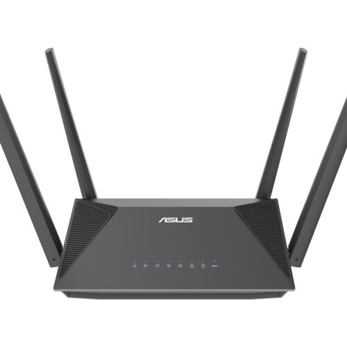 ASUS RT-AX52 AX1800 Dual Band WiFi 6 Extendable Router Instant Guard Parental Controls Built-in VPN AiMesh Compatible