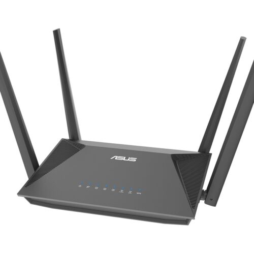 ASUS RT-AX52 AX1800 Dual Band WiFi 6 Extendable Router Instant Guard Parental Controls Built-in VPN AiMesh Compatible