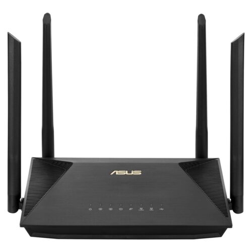 ASUS RT-AX53U AX1800 Dual Band WiFi 6 802.11ax Router supporting MU-MIMO and OFDMA technology with AiProtection
