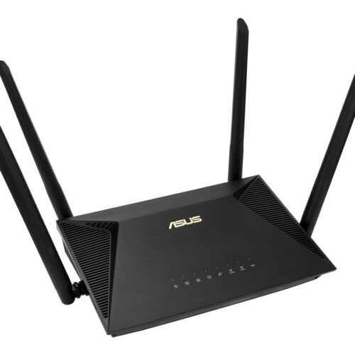 ASUS RT-AX53U AX1800 Dual Band WiFi 6 802.11ax Router supporting MU-MIMO and OFDMA technology with AiProtection