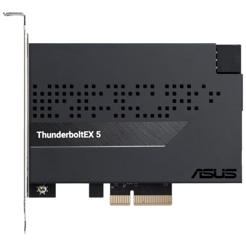 ASUS ThunderboltEX 5 expansion card dual Thunderbolt 5 USB C ports DisplayPort 2.1 PCIe 4.0