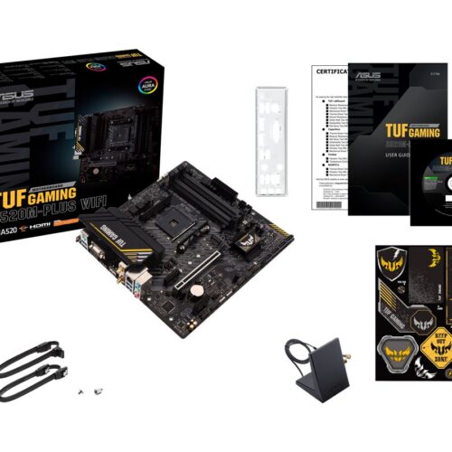 ASUS TUF GAMING A520M-PLUS II AMD A520 microATX 4DDR4