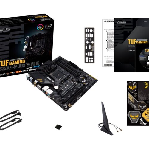 ASUS TUF GAMING B550M-PLUS WIFI II AM4 Socket 4x4DDR 1xHDMI 1xDP 2xM.2