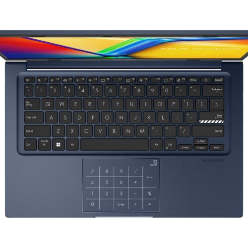 ASUS Vivobook 14X X1404ZA-AM546W Intel Core i5-1235U 14p FHD 16Go RAM 512Go SSD Intel Iris Xe Graphics W11H Bleu 2 ans PC Portable