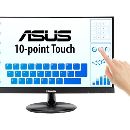 ASUS VT229H 21.5p FHD 1920×1080 IPS 60Hz 16:9 Touch Monitor flicker free Blue light filter HDMI D-Sub Vesa 100×100