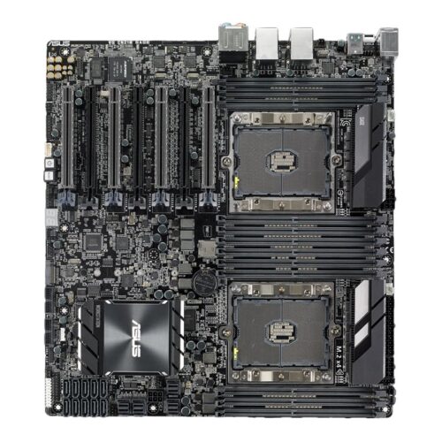 ASUS WS C621E SAGE LGA 3647 microATX business motherboard with Intel vPro support and enhanced security