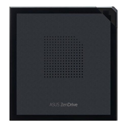 ASUS ZenDrive V1M USB-C external DVD Writer with built-in cable-storage design M-DISC support Backup SW Black