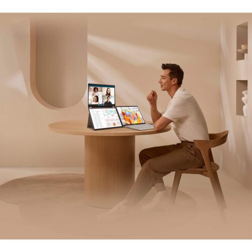 ASUS ZenScreen Duo OLED MQ149CD 14p OLED WUXGA 16:10 60Hz 400cd/m2 1ms MiniHDMI 2xUSB-C USB Hub: 4xUSB 3.2 G1 Type-A
