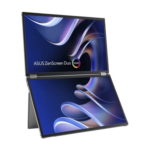 ASUS ZenScreen Duo OLED MQ149CD 14p OLED WUXGA 16:10 60Hz 400cd/m2 1ms MiniHDMI 2xUSB-C USB Hub: 4xUSB 3.2 G1 Type-A