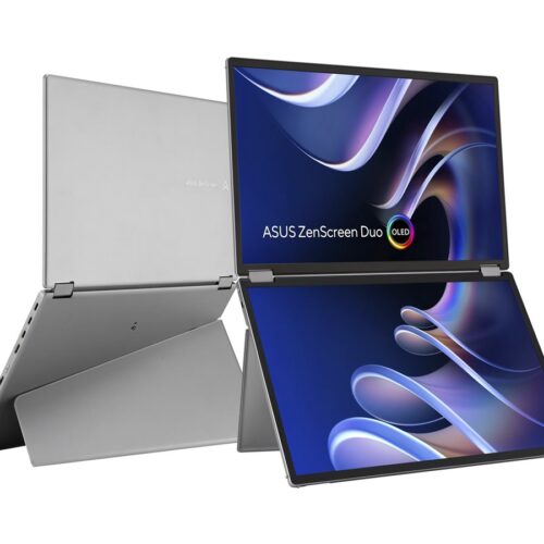 ASUS ZenScreen Duo OLED MQ149CD 14p OLED WUXGA 16:10 60Hz 400cd/m2 1ms MiniHDMI 2xUSB-C USB Hub: 4xUSB 3.2 G1 Type-A