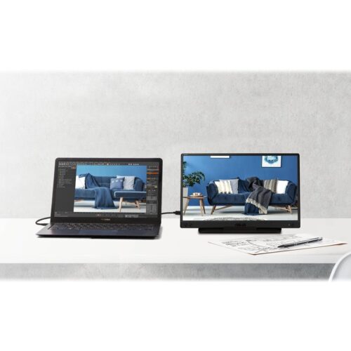 ASUS ZenScreen MB166C 15.6p IPS FHD 1920×1080 Portable Monitor Flicker free USB Type-C Low Blue Light TUV certified