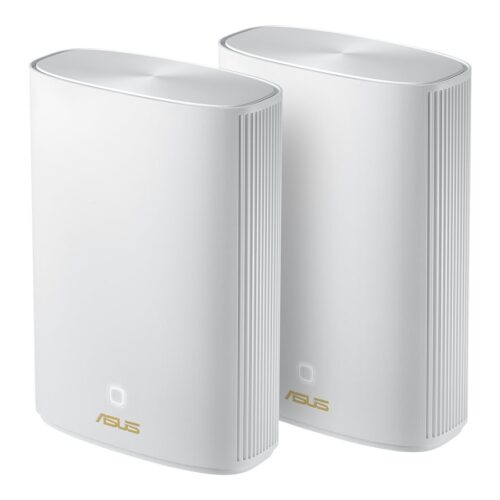ASUS ZenWiFi AX Hybrid XP4 Mesh AX1800 Dual Band WiFi 6 with AV1300 HomePlug AV2 MIMO White 1-pack