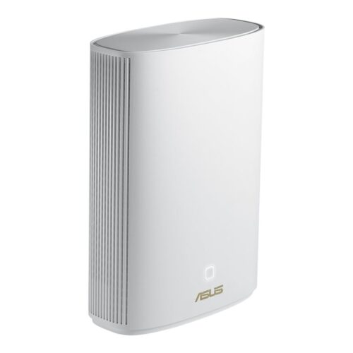 ASUS ZenWiFi AX Hybrid XP4 Mesh AX1800 Dual Band WiFi 6 with AV1300 HomePlug AV2 MIMO White 2-pack