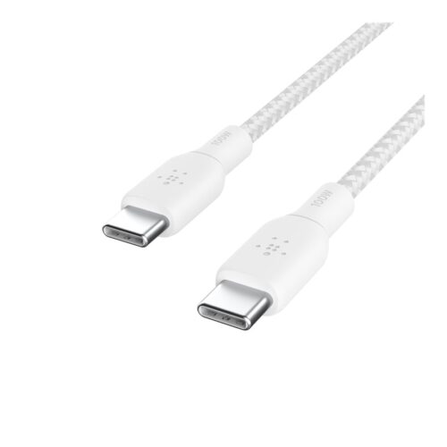 BELKIN 100w USB-C to USB-C Braided Cable 2M White