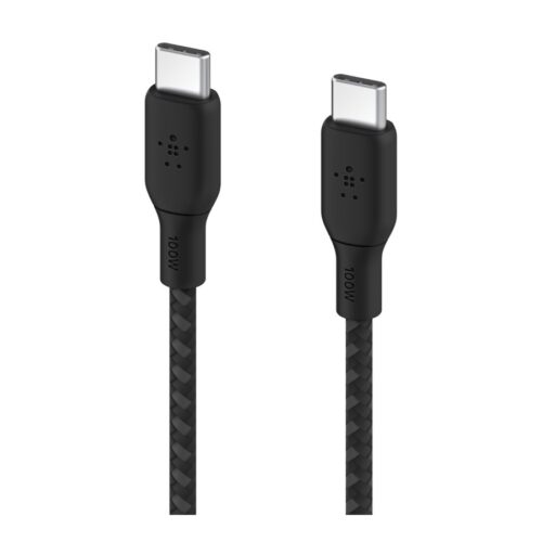 BELKIN 100w USB-C to USB-C Braided Cable 3M Black