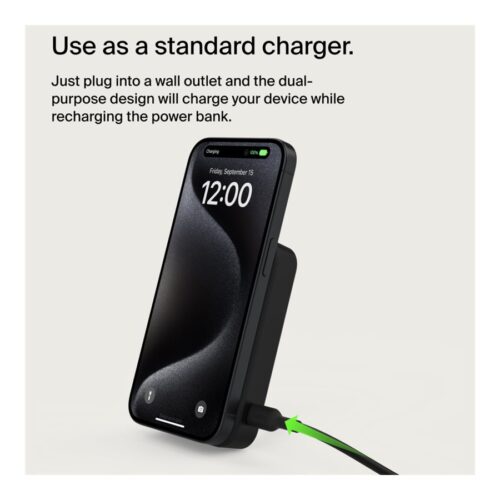 BELKIN 10k Qi2 MagSafe Compatible Powerbank with kickstand