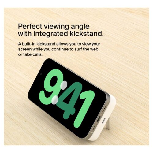 BELKIN 10k Qi2 MagSafe Compatible Powerbank with kickstand