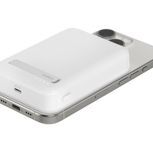 BELKIN 10k Qi2 MagSafe Compatible Powerbank with kickstand