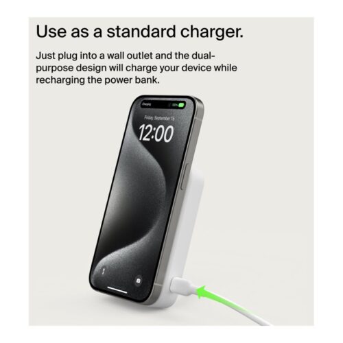 BELKIN 10k Qi2 MagSafe Compatible Powerbank with kickstand