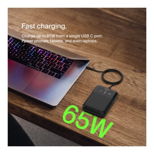 BELKIN 20k 65w Laptop Powerbank Digital display