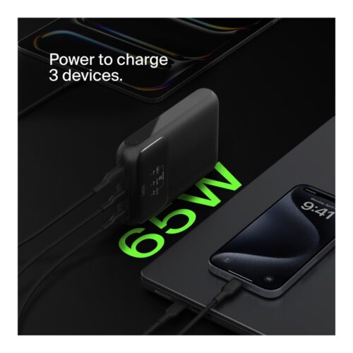 BELKIN 20k 65w Laptop Powerbank Digital display