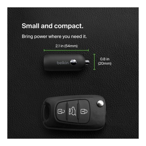 BELKIN 30W USB PD Car Charger With PPS Black