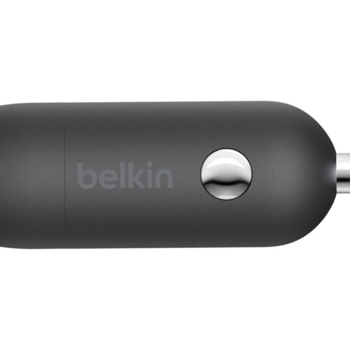 BELKIN 30W USB PD Car Charger With PPS W/PVC C-C 1M BLK
