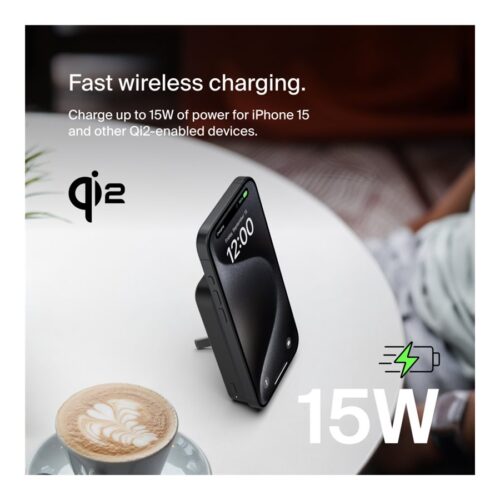 BELKIN 8k Qi2 MagSafe Compatible Powerbank with kickstand