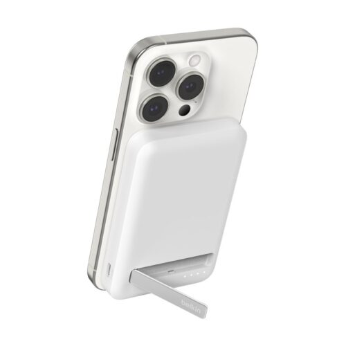 BELKIN 8k Qi2 MagSafe Compatible Powerbank with kickstand