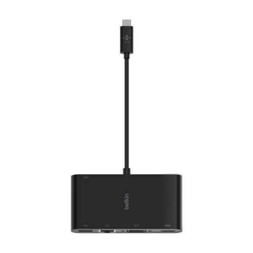 BELKIN Adaptateur Hub USB-C HDMI VGA RJ45 100w PD