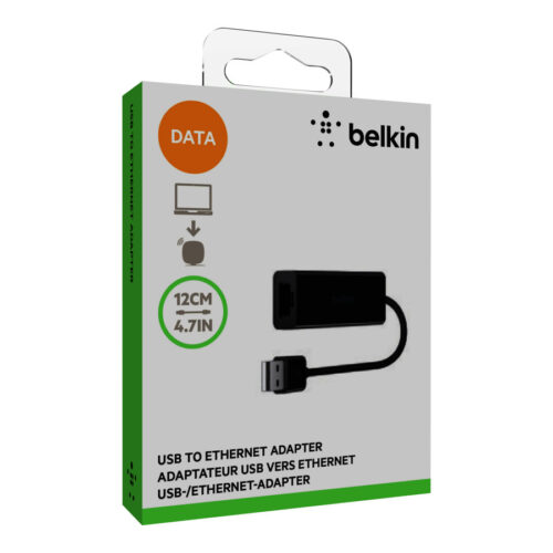 BELKIN adaptateur USB 2.0 vers RJ45 Ethernet 100 Mbps