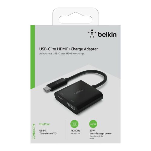 BELKIN Adaptateur USB-C HDMI 60W noir